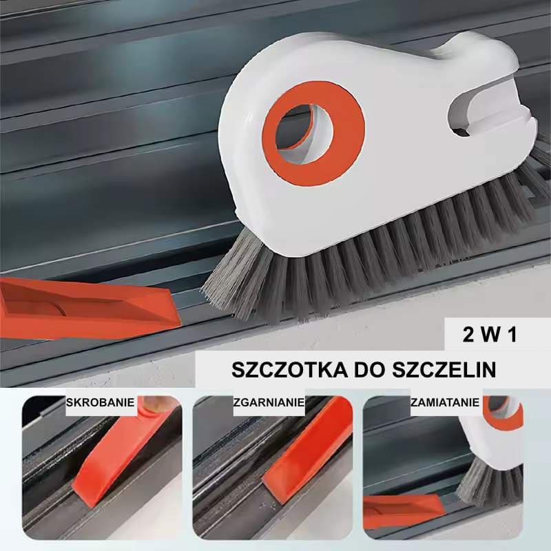 Szczotka 2w1 do trudno dostępnych miejsc